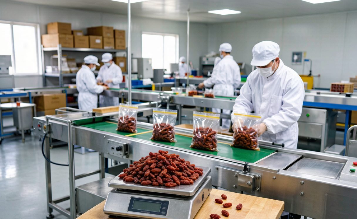 潮州潮汕干果特产加工厂一手货源支持定制批发工厂实景